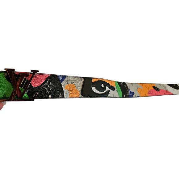 Louis Vuitton X Kid Super Monogram Reversible Belt Size 100cm/40 in - Picture 5 of 7